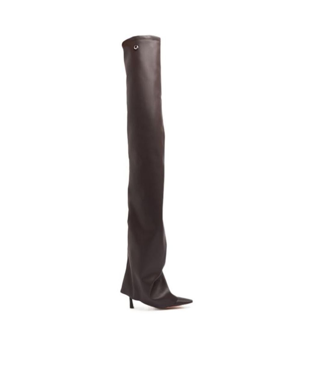 The Attico White 95Mm Robin Otk Thigh High Boots
