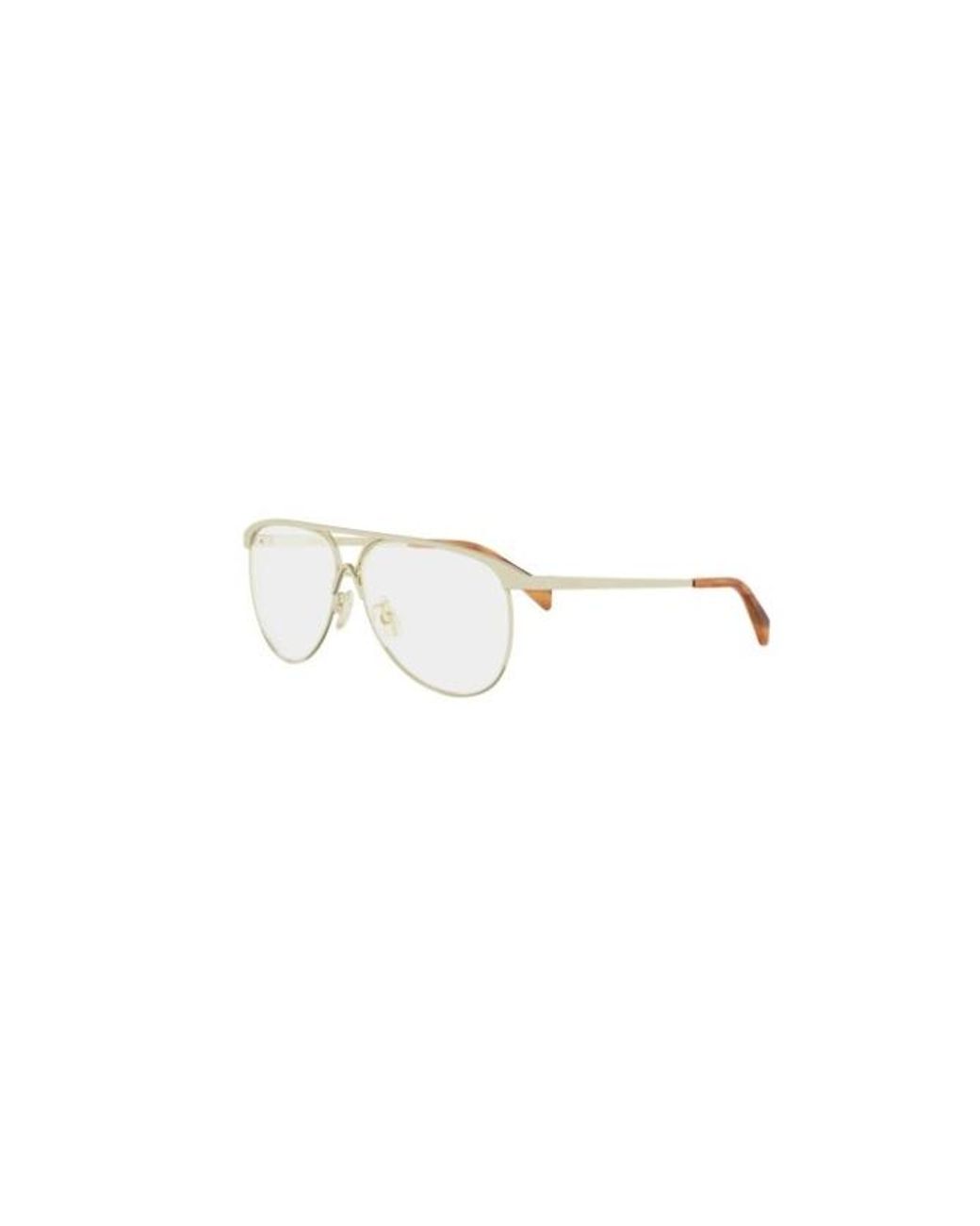 Céline White Full Frame Glasses