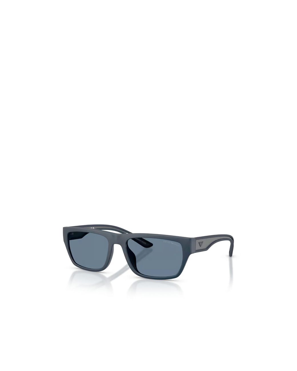 Emporio Armani Blue Rectangle-Frame Sunglasses for men