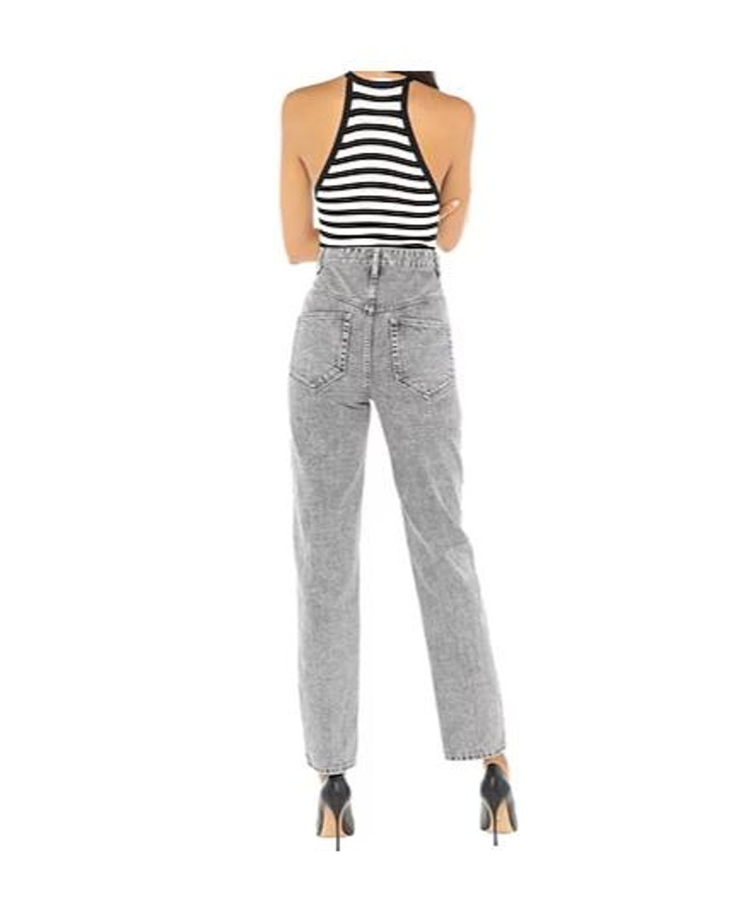 Isabel Marant Gray Denim Trousers