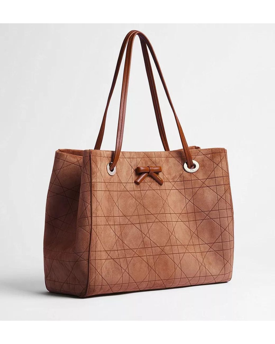 Dior Brown Medium Promenade Shopping Bag