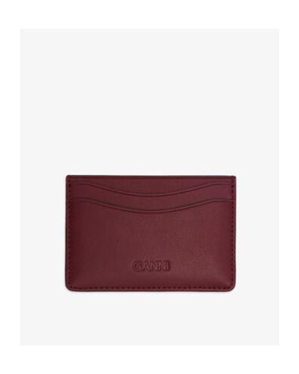 Ganni Purple Forest Teddy Bou Card Holder