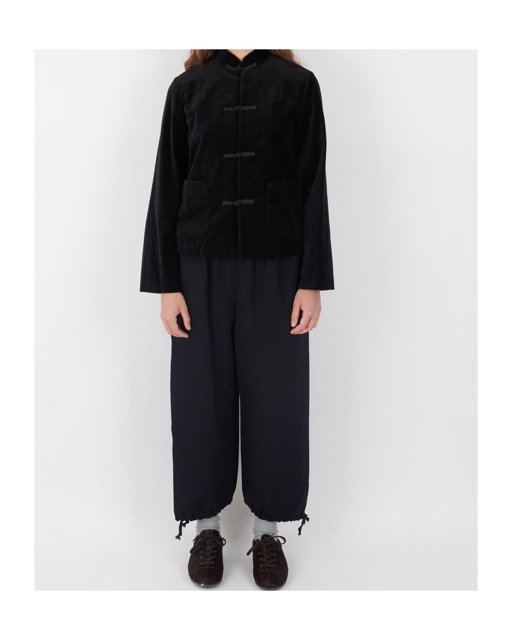 Comme des Garçons Black Long-Sleeved Casual Jacket