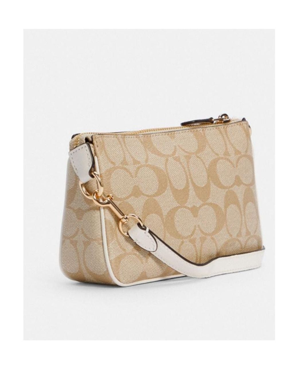 COACH Natural Printed Handbag