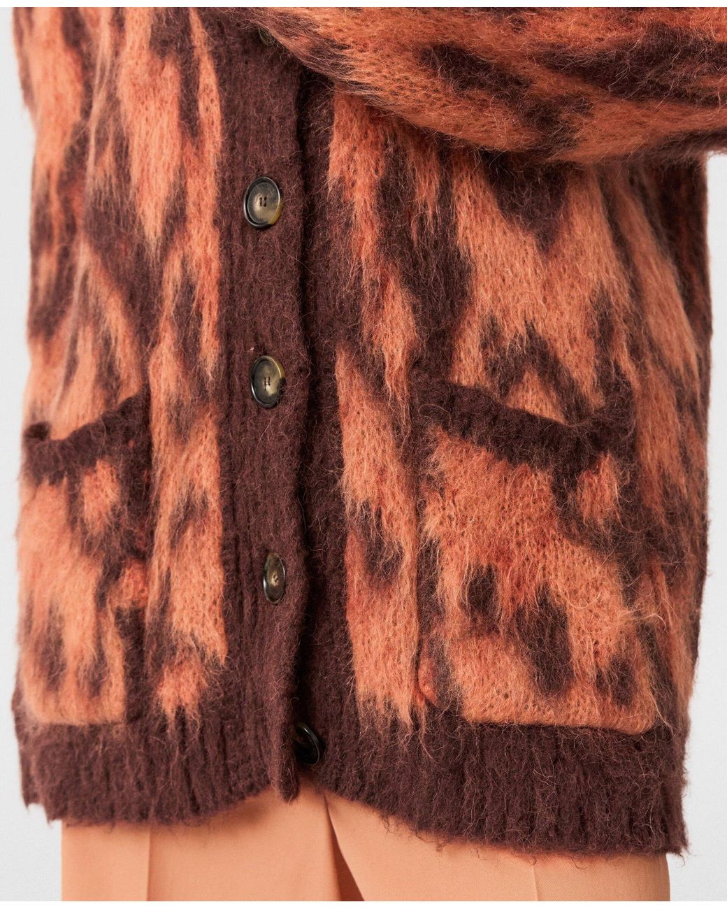 Stella McCartney Orange ステラ マッカートニー クラウド Vネック カーディガン
