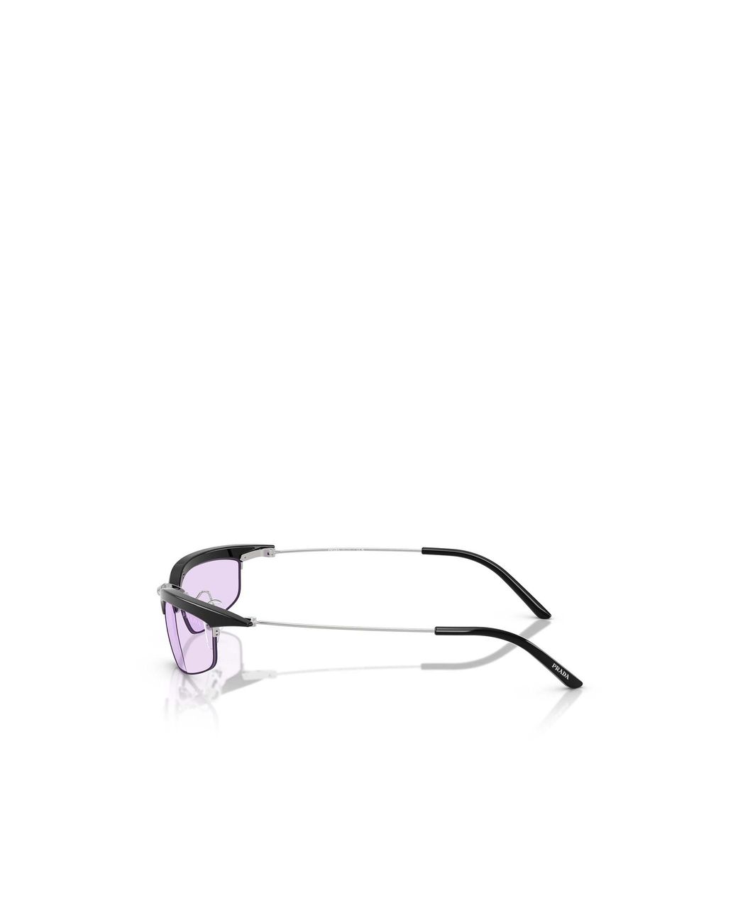 Prada Metallic Eyewear Cat-Eye Sunglasses