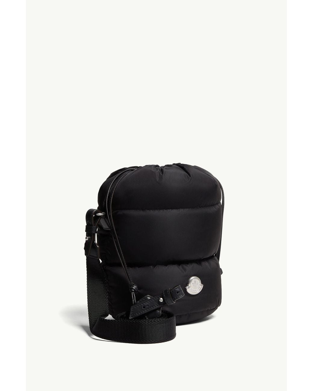Moncler Black Caradoc Nylon Bucket Bag