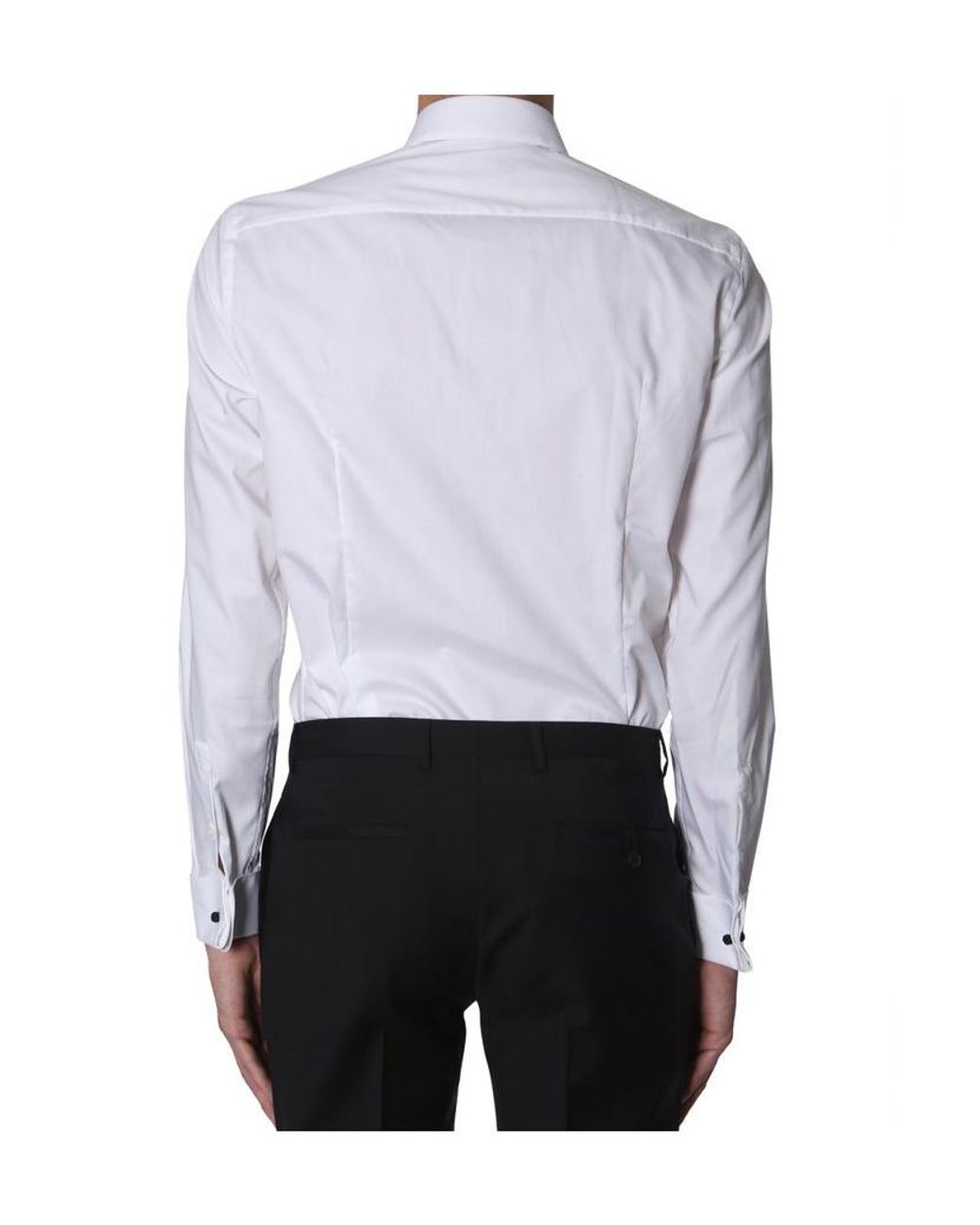 Boss White Long-Sleeved Shirt for men