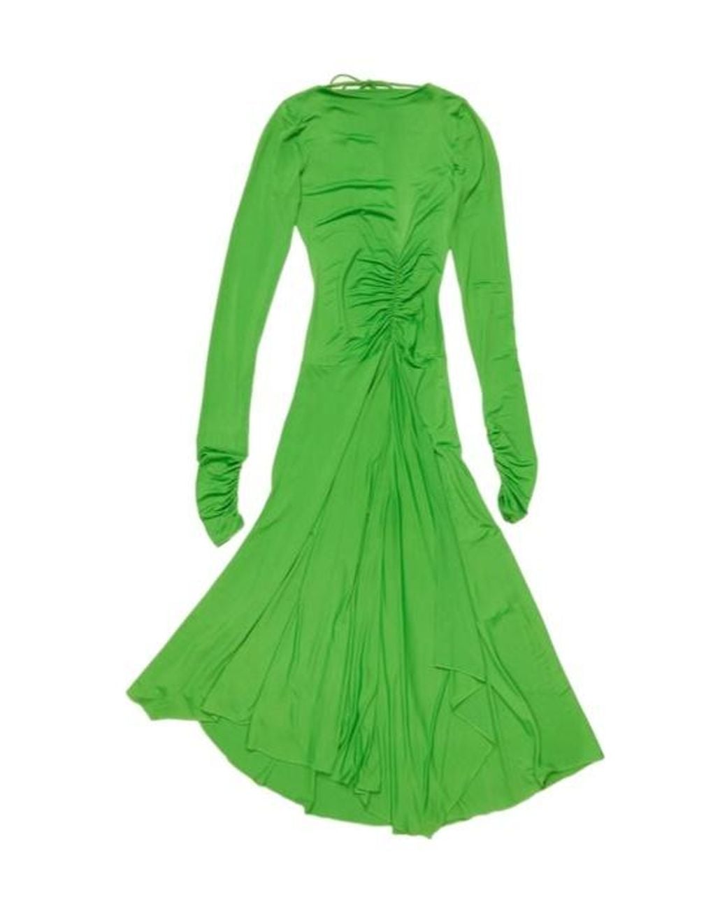 Acne Green Long-Sleeved Dress