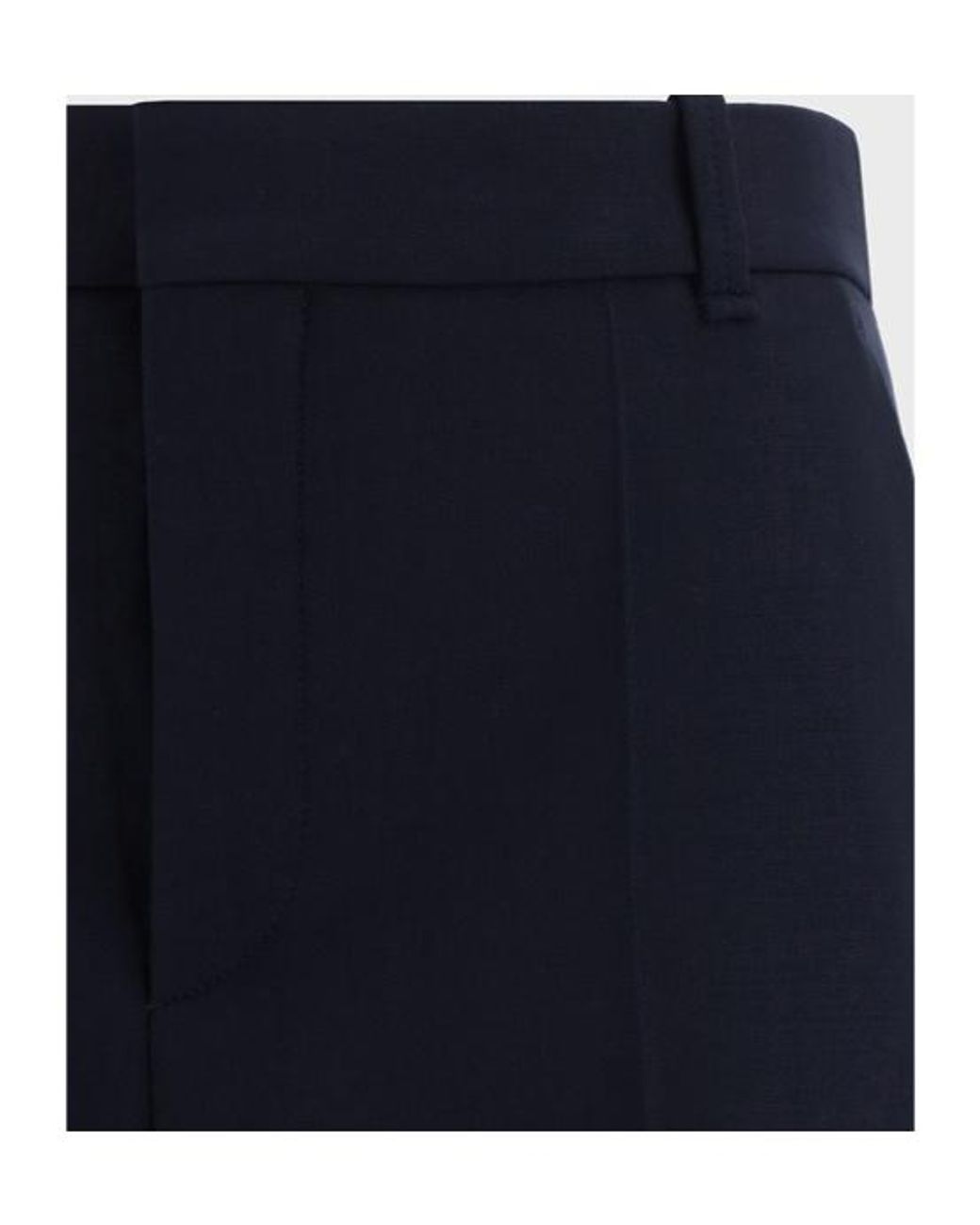 Chloé Blue Chloé Cropped Bootcut Trousers