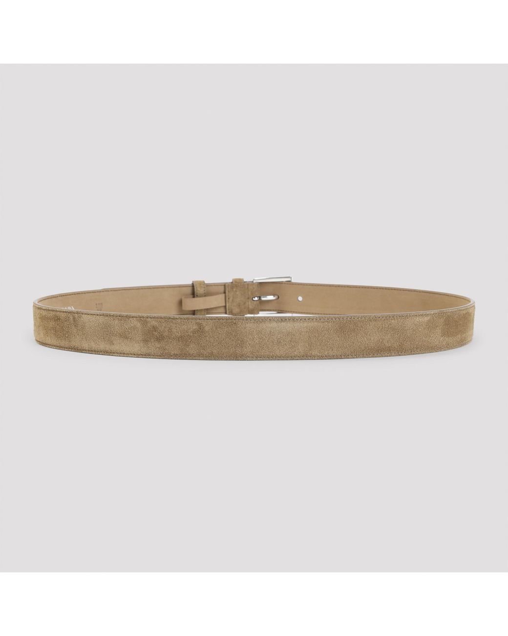 Prada Multicolor Logo-Plaque Suede Belt for men