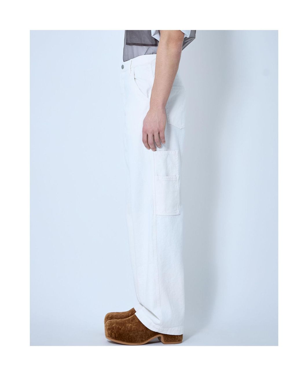 Dries Van Noten Blue Loose Fit Pants for men