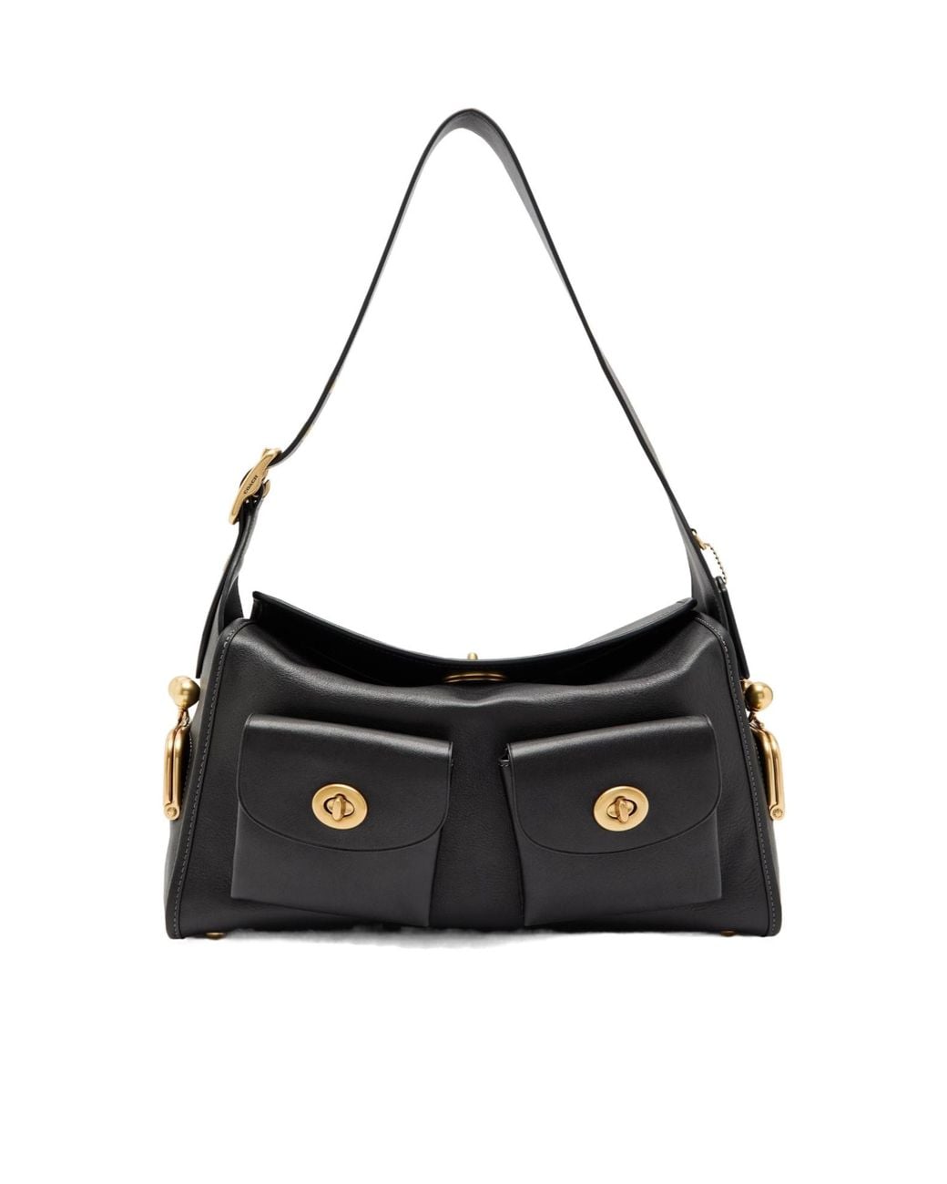 COACH Black Casual Wide Shoulder Bag