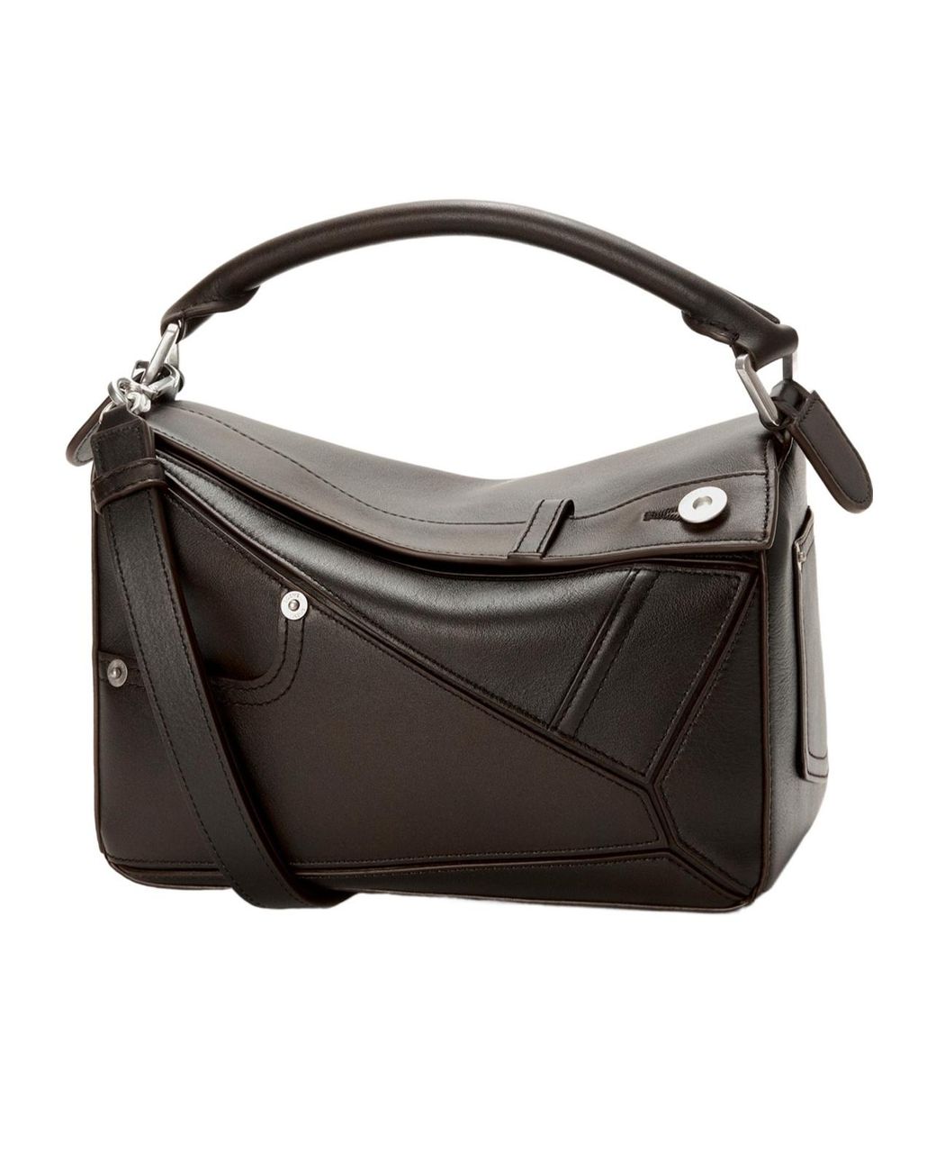 Loewe Black Panta Small Puzzle Bag