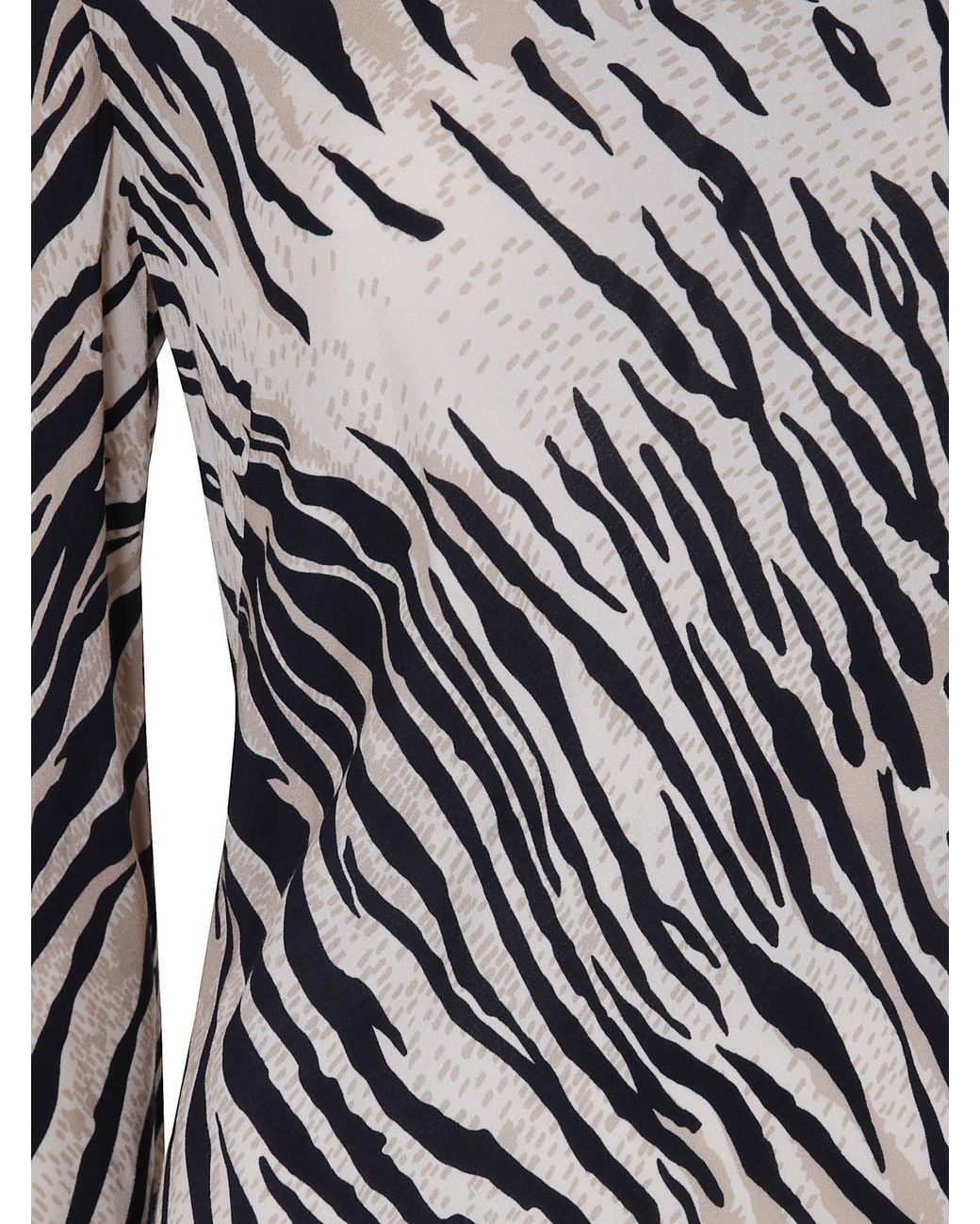Rixo Gray Long-Sleeved Dress