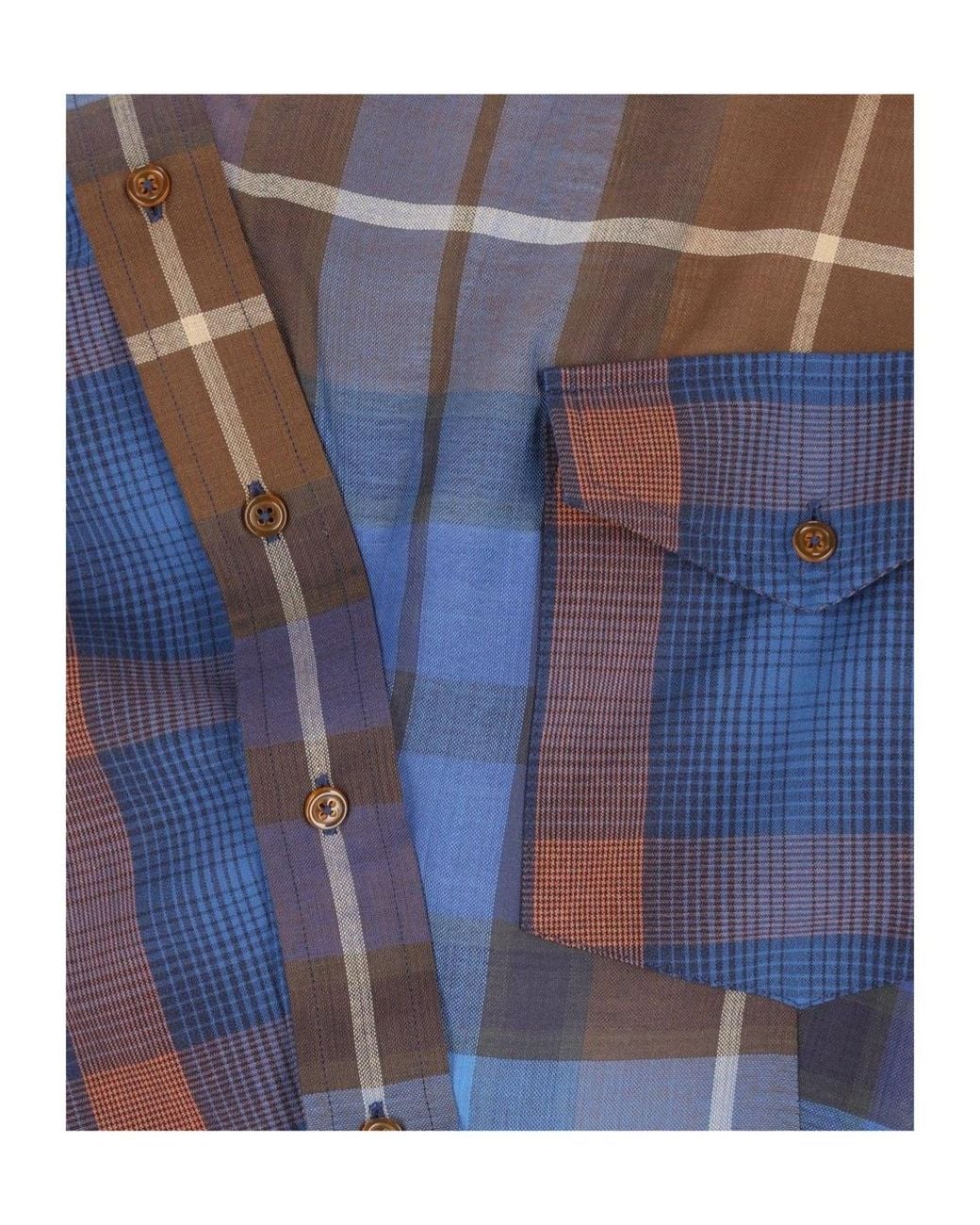 Vivienne Westwood Blue Chaos Shirt for men