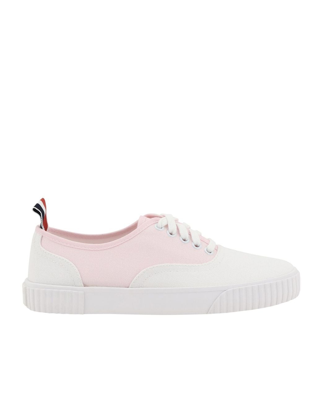 Thom Browne White Funmix Heritage Lace-Up Sneakers