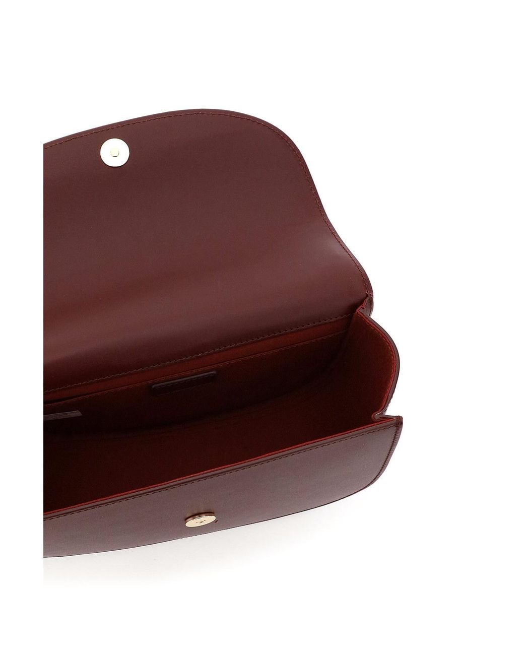 A.P.C. Purple Genève Flap Shoulder Bag