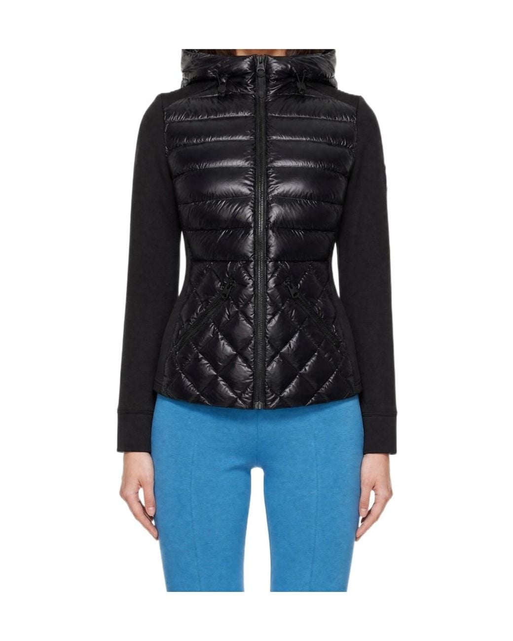 Mackage Blue Agatha Quilted Hooded Down Jacket