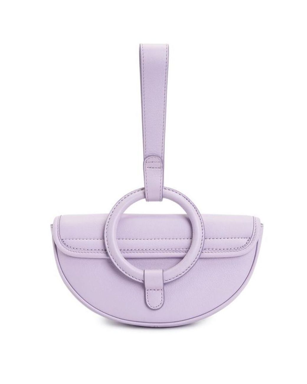 See By Chloé Purple Mara Crescent-Shaped Handbag