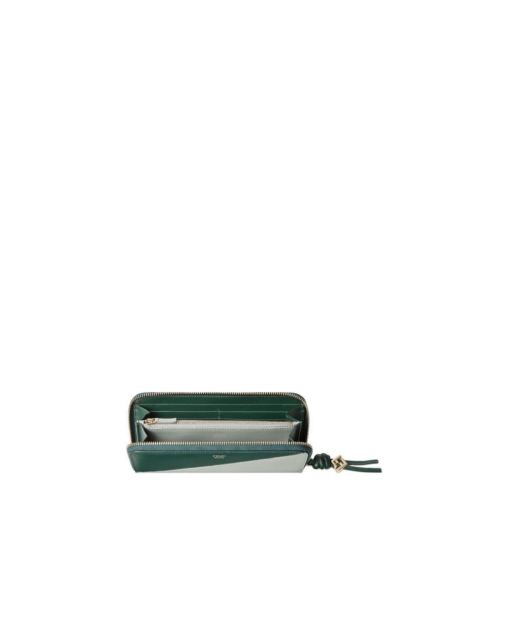 Fendi Green And Matcha Leather Wallet