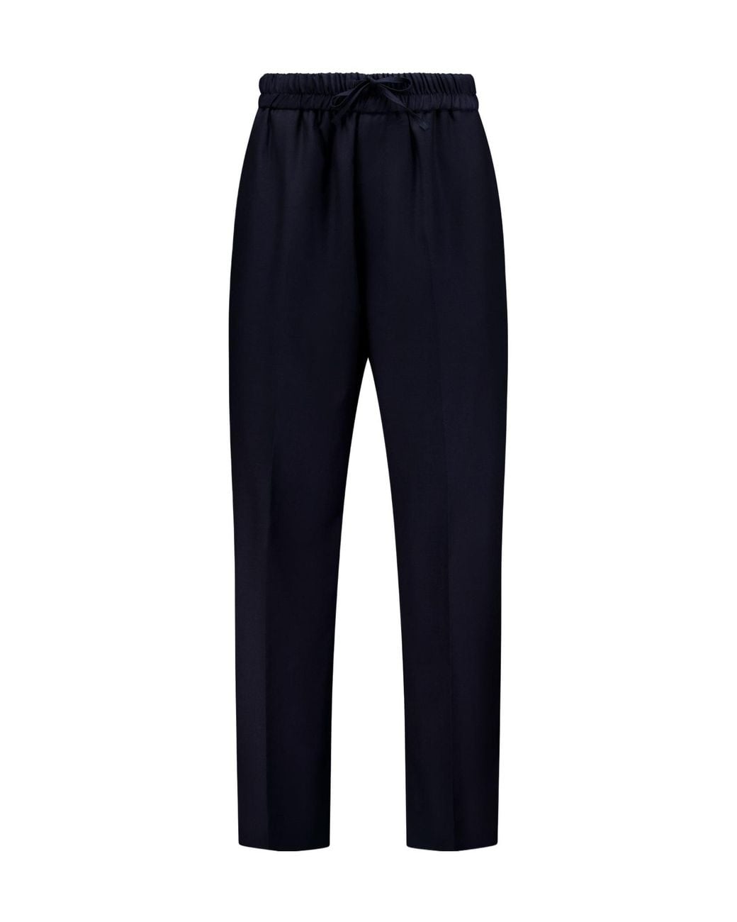 Officine Generale Blue Drawstring Casual Pants for men