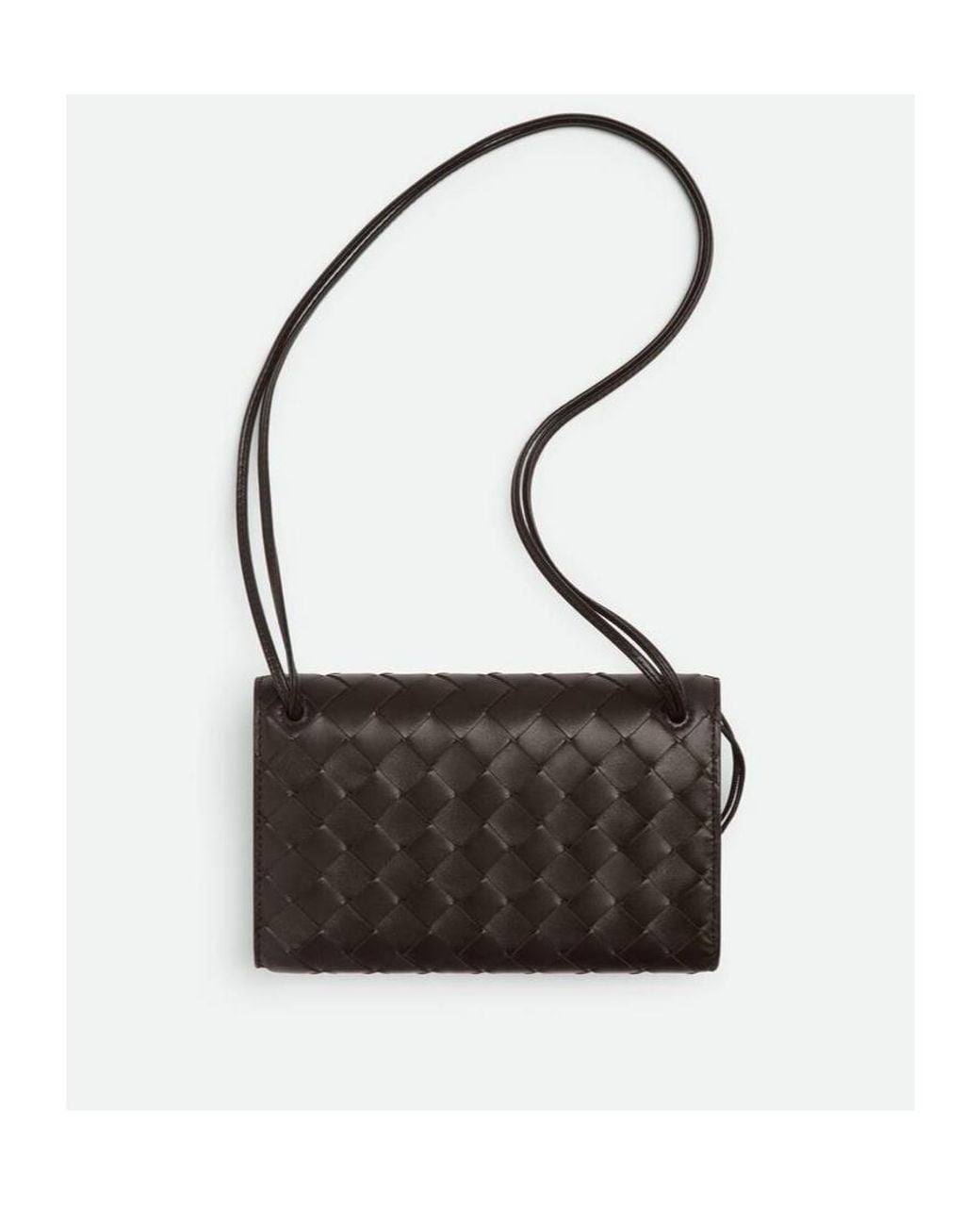 Bottega Veneta White Andiamo Foldover Top Shoulder Bag