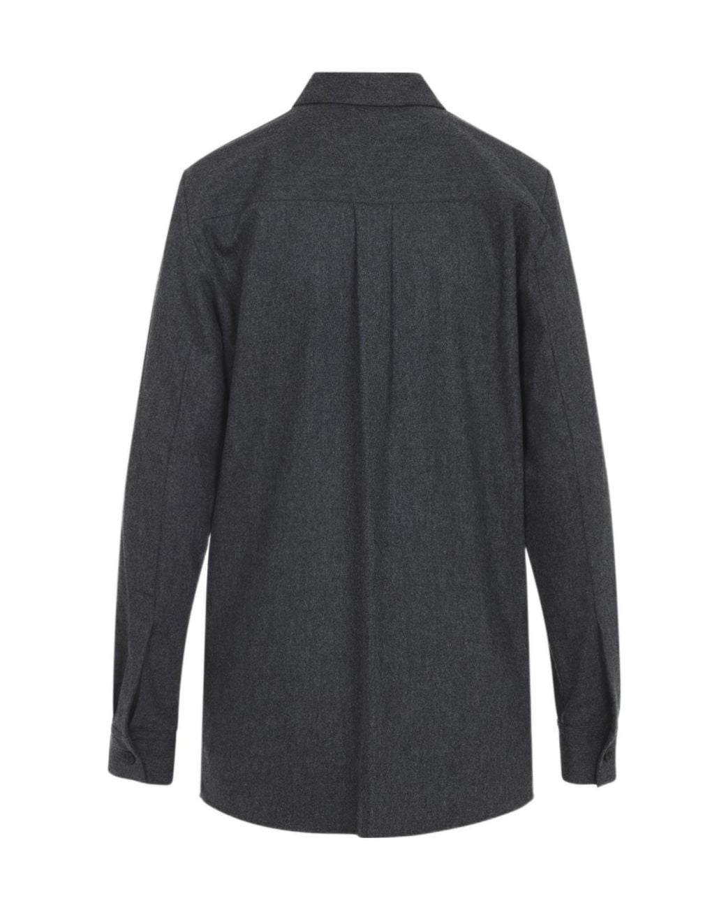 Khaite Blue Long-Sleeved Buttoned Shirt