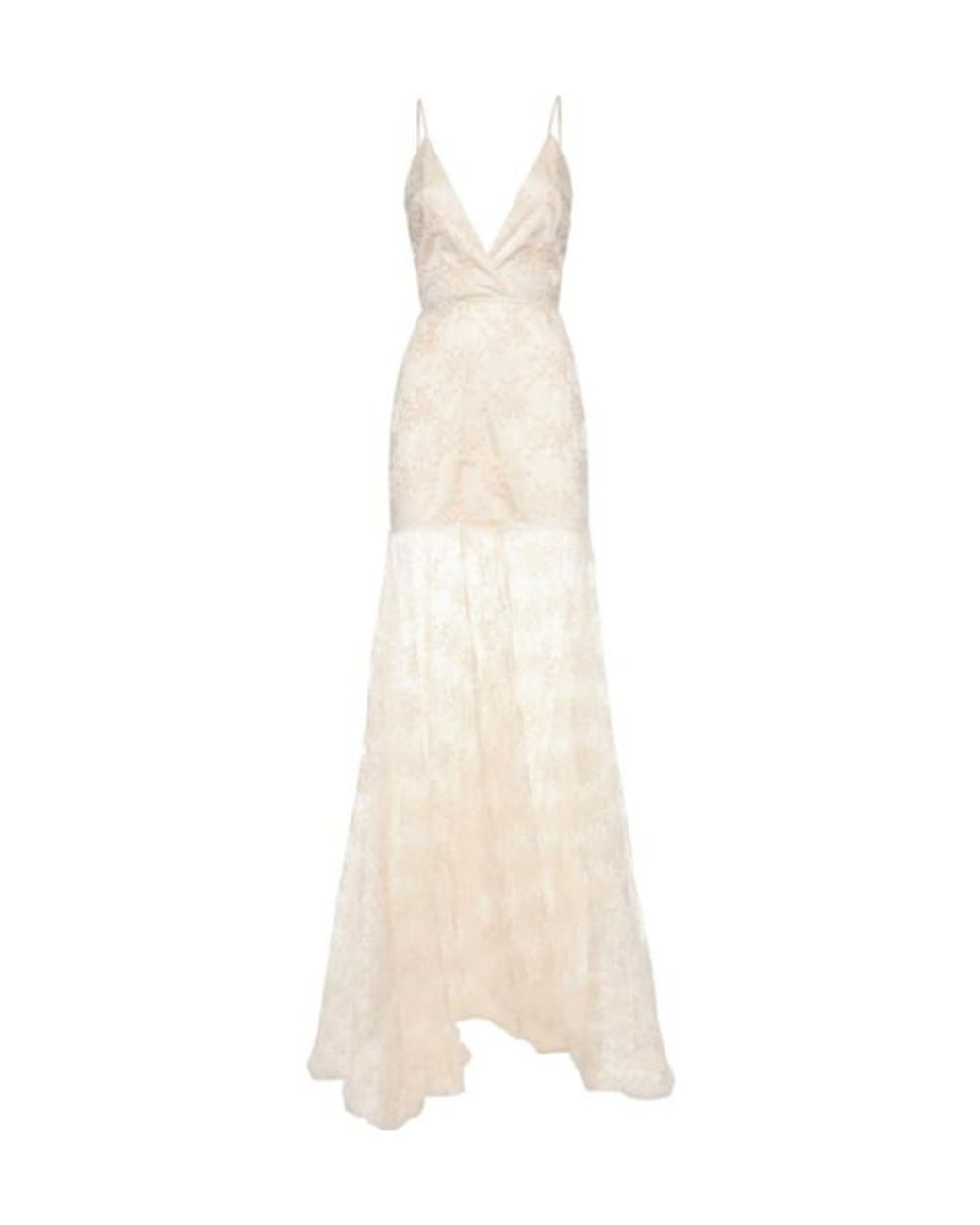ROTATE BIRGER CHRISTENSEN White Miley Lace Long Dress
