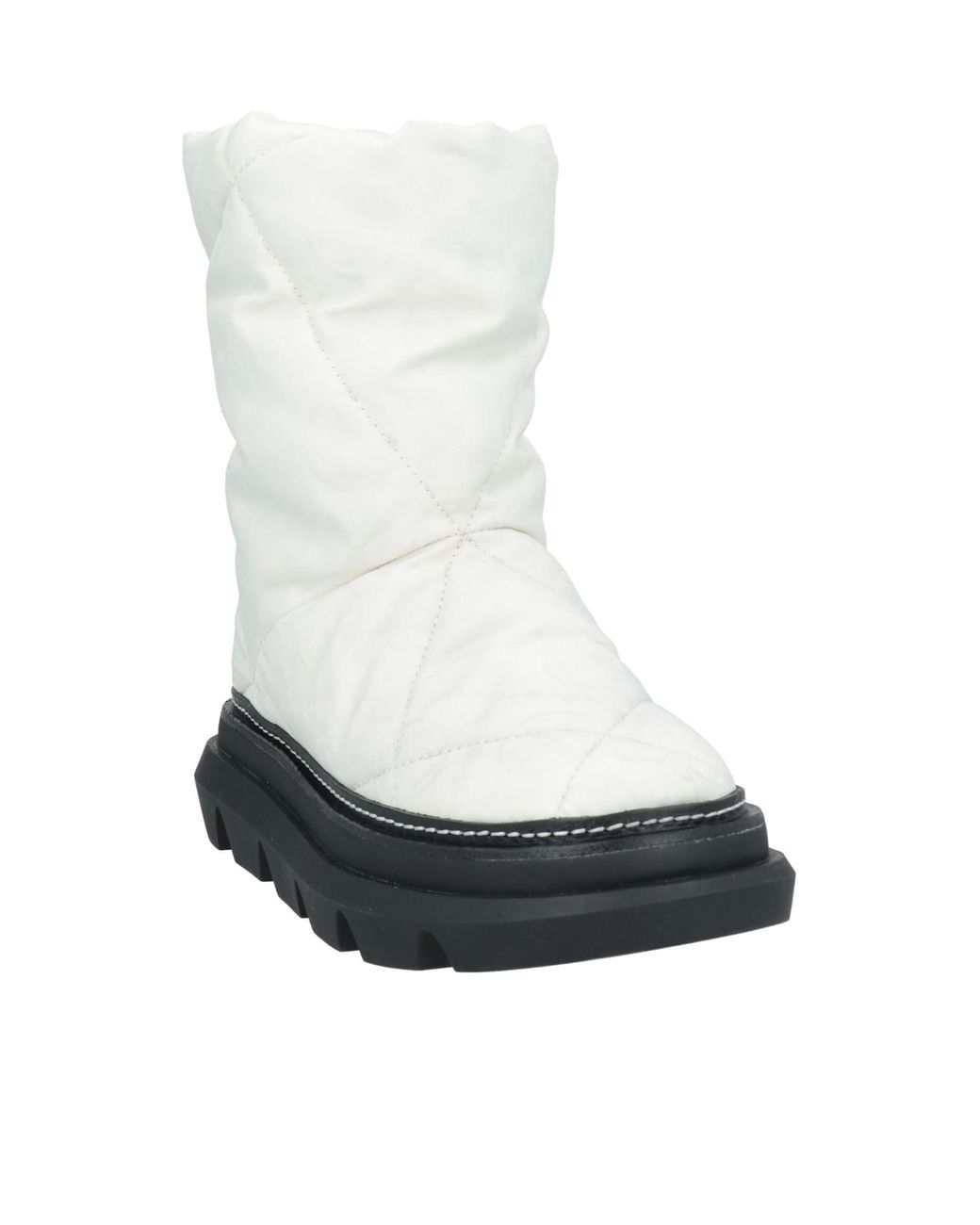 Tory Burch White Thick-Soled Warm Boots