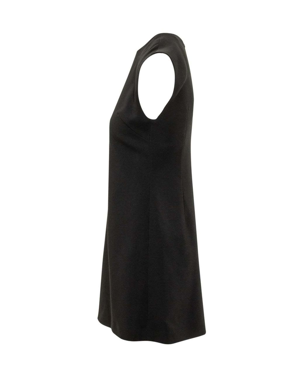 Versace Black Stretch Cady Mini Dress