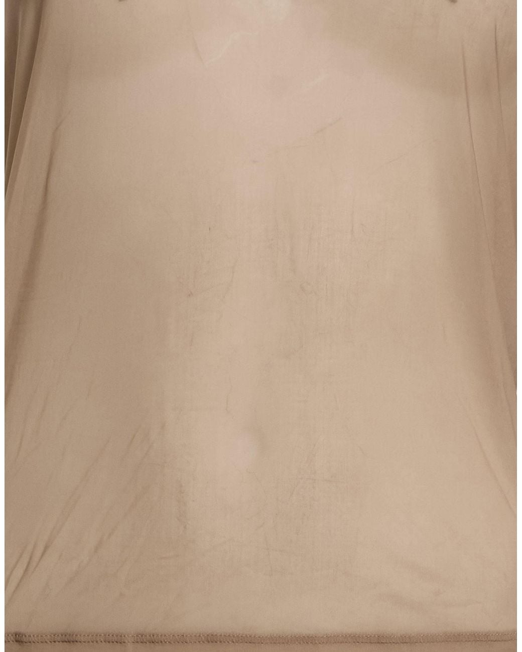 Rick Owens Natural Basic Solid-Color T-Shirt