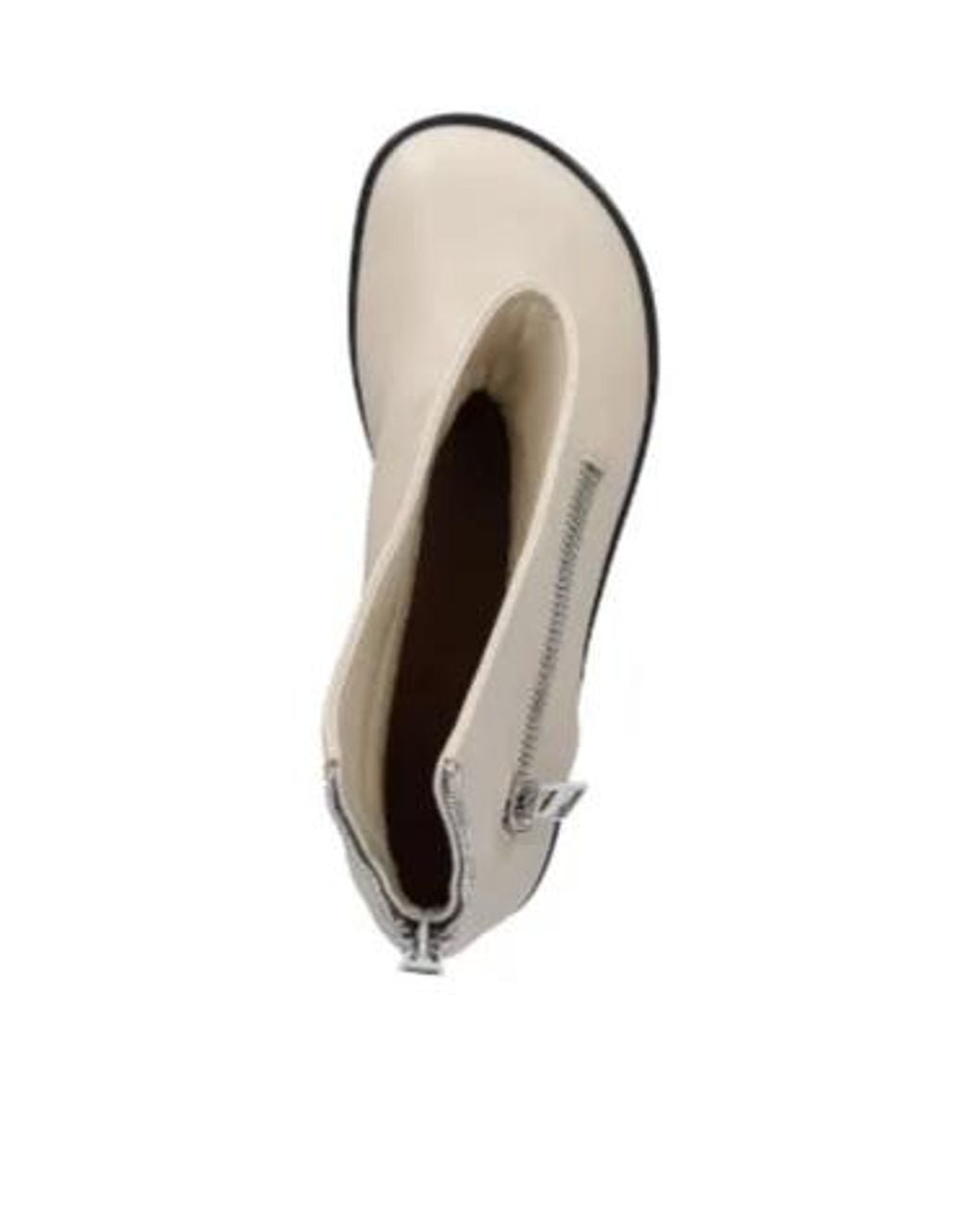 J.W. Anderson Natural 30Mm Zip-Detail Boots