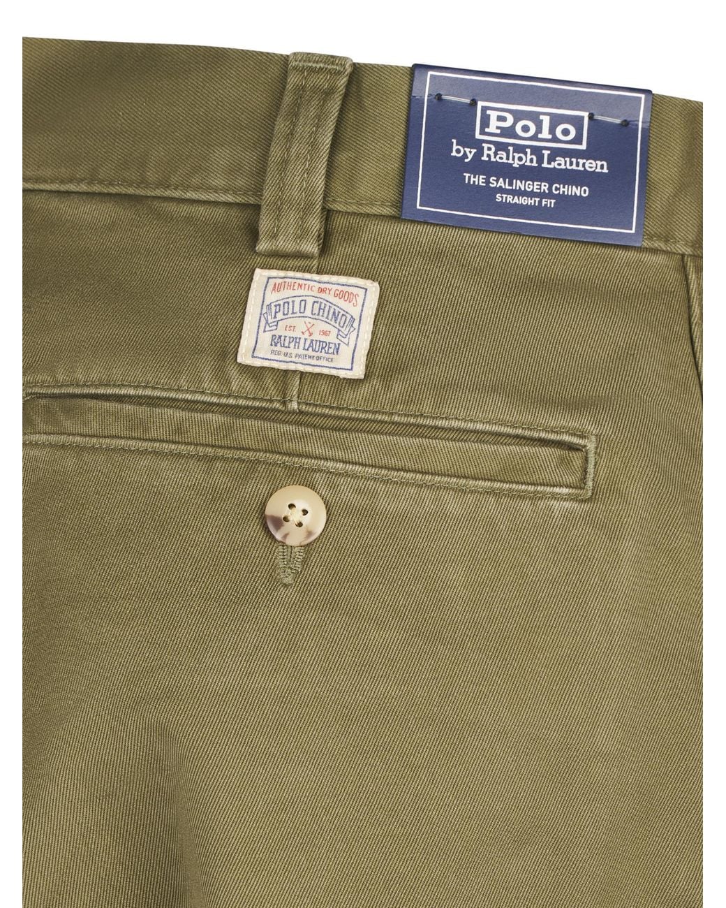 Polo Ralph Lauren Green Button-Fastening Trousers for men