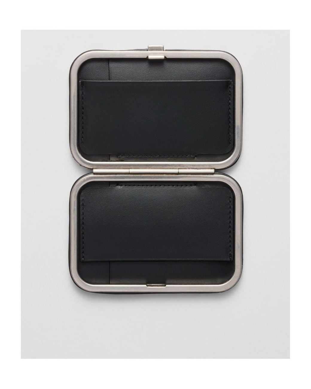 Prada White Ayers Card Holder