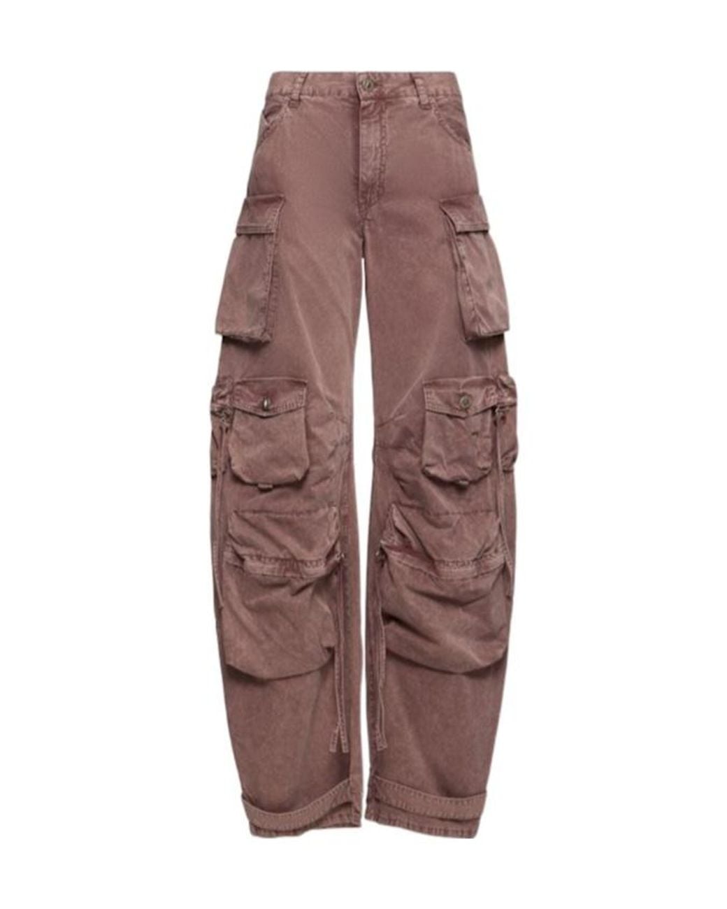 The Attico Brown Belt-Loop Jeans