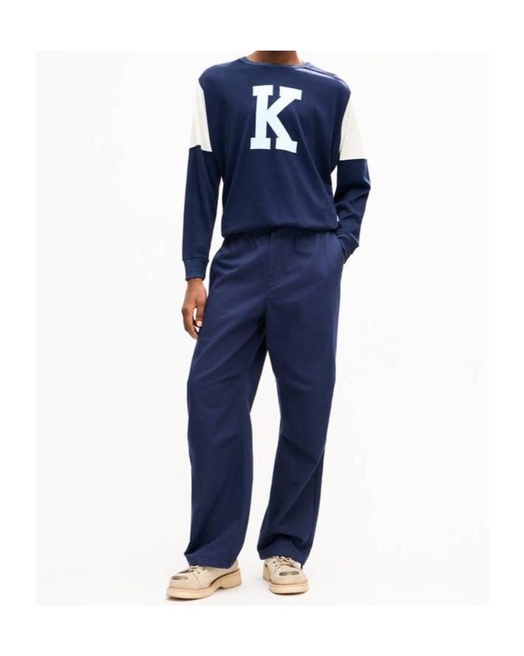 KENZO Blue Varsity' Top for men