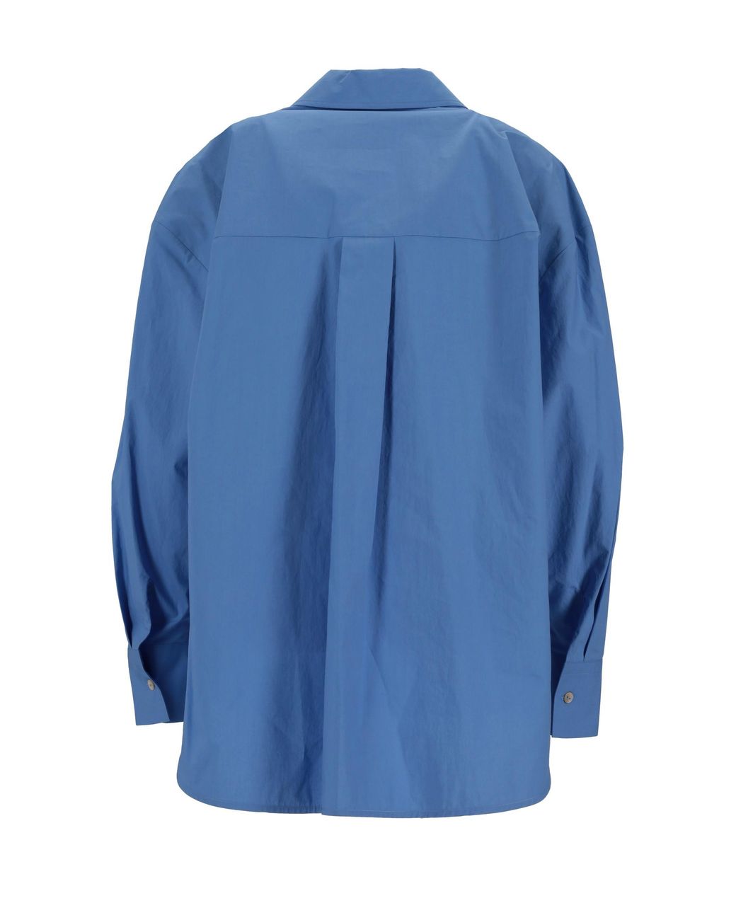 P.A.R.O.S.H. Blue Chest-Pocket Long-Sleeve Shirt