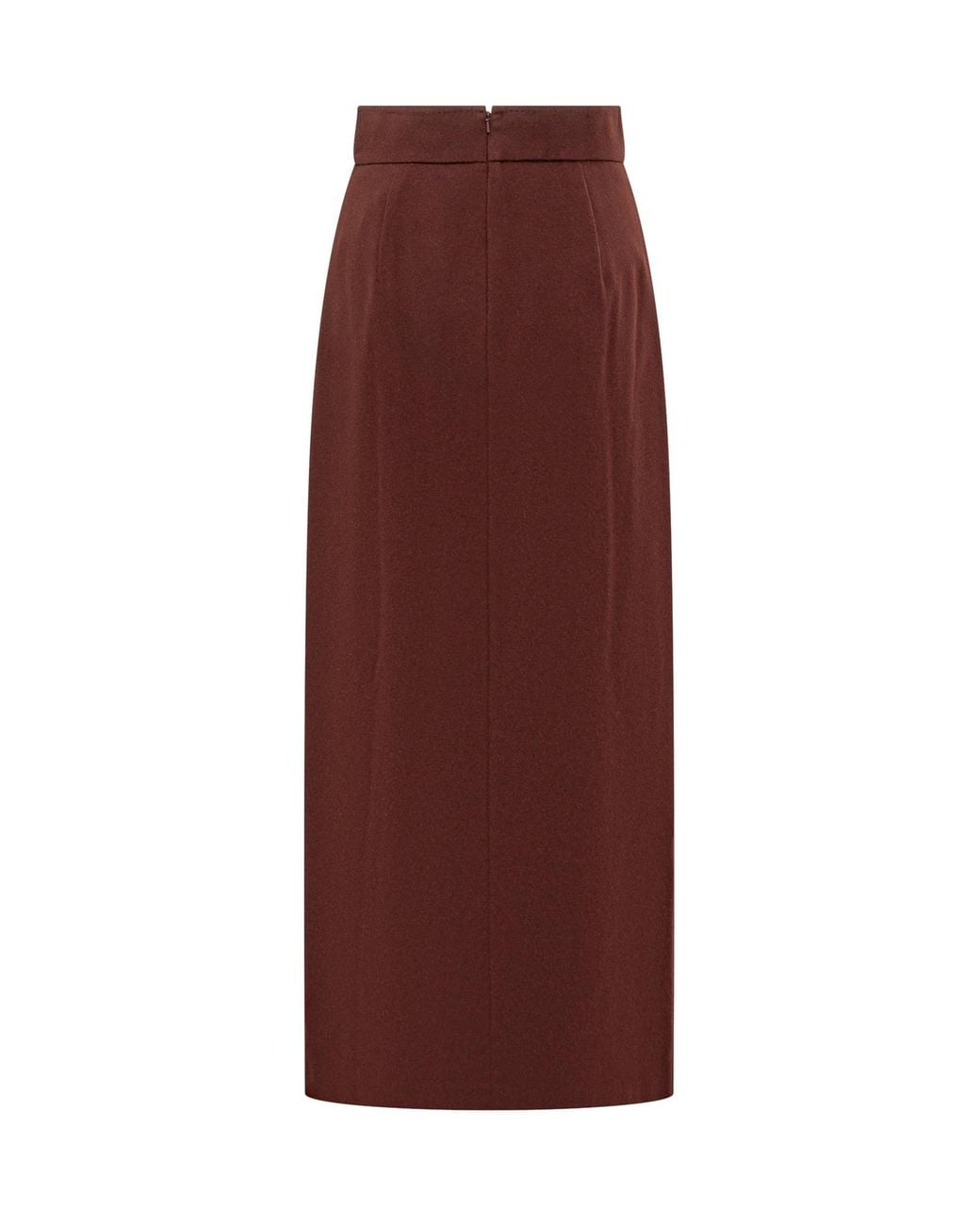 Max Mara Purple Zattera Pleated Maxi Skirt