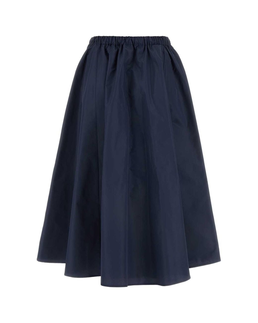 Miu Miu Blue Technical Fabric Skirt