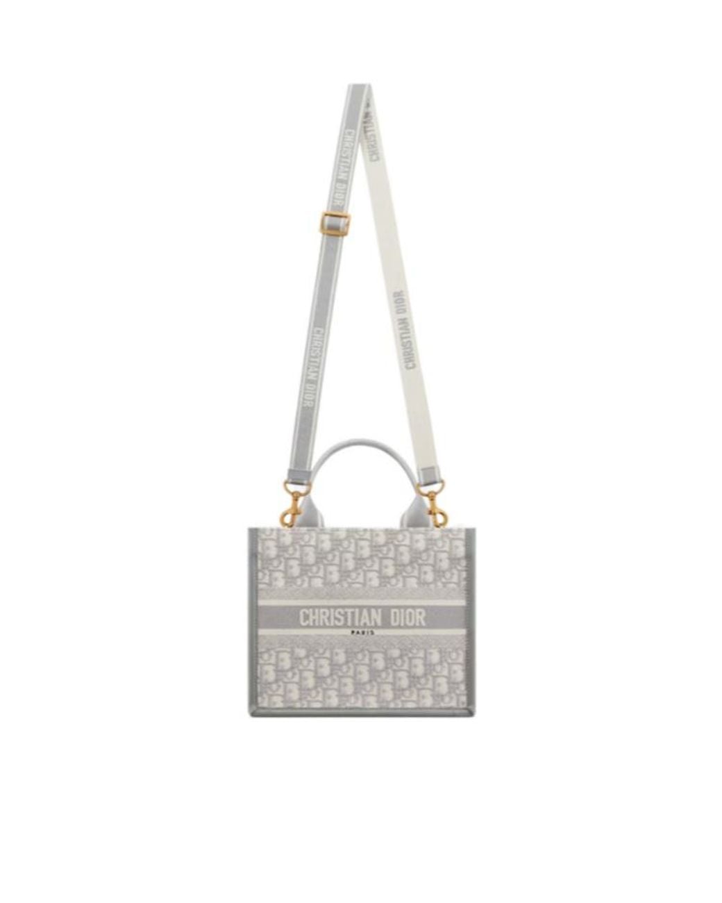 Dior Gray Small Book Tote