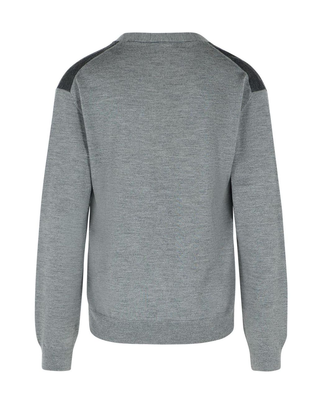 Lanvin Gray V-Neck Cardigan for men