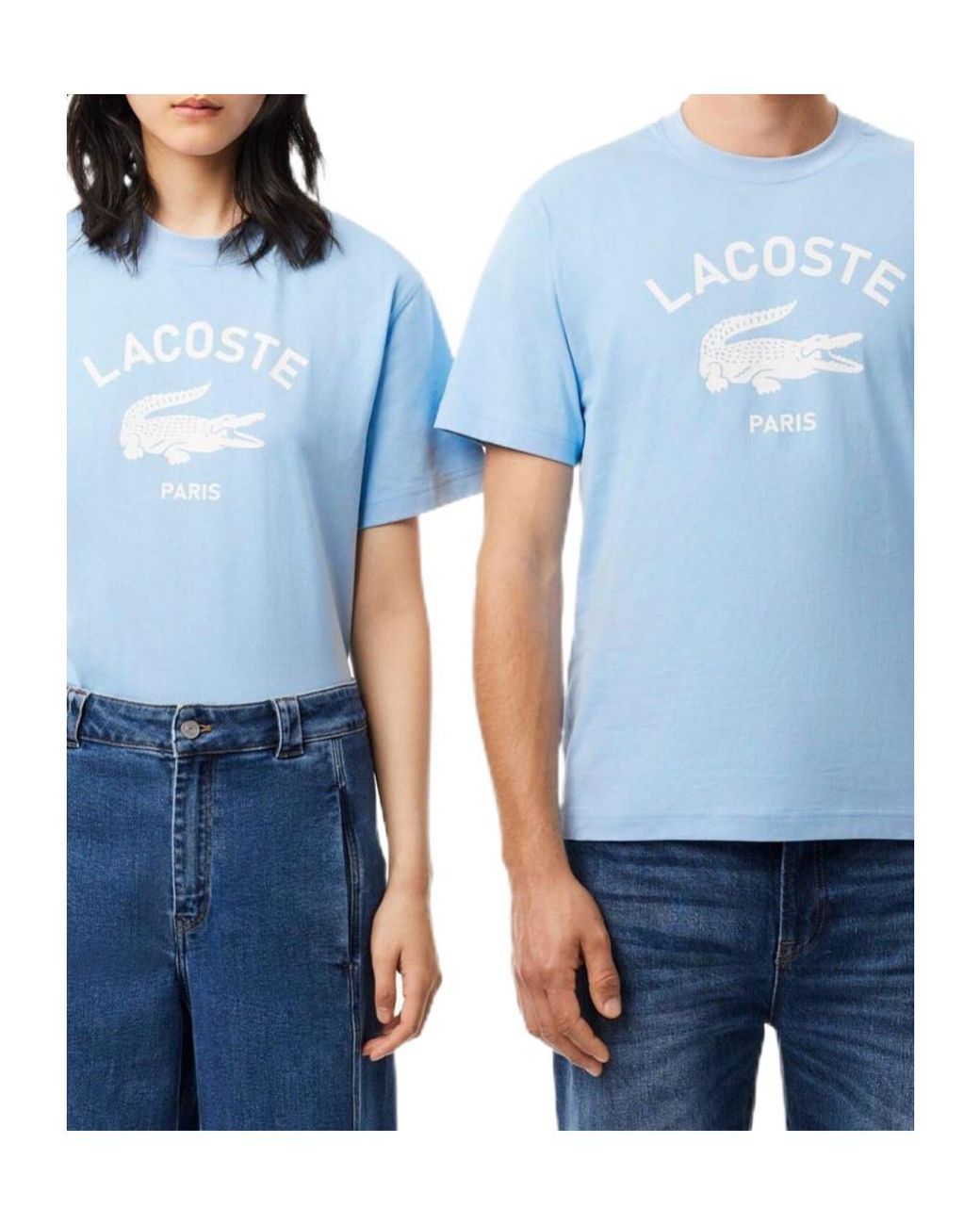 Lacoste Blue Crewneck Shortsleeve Tshirt for men