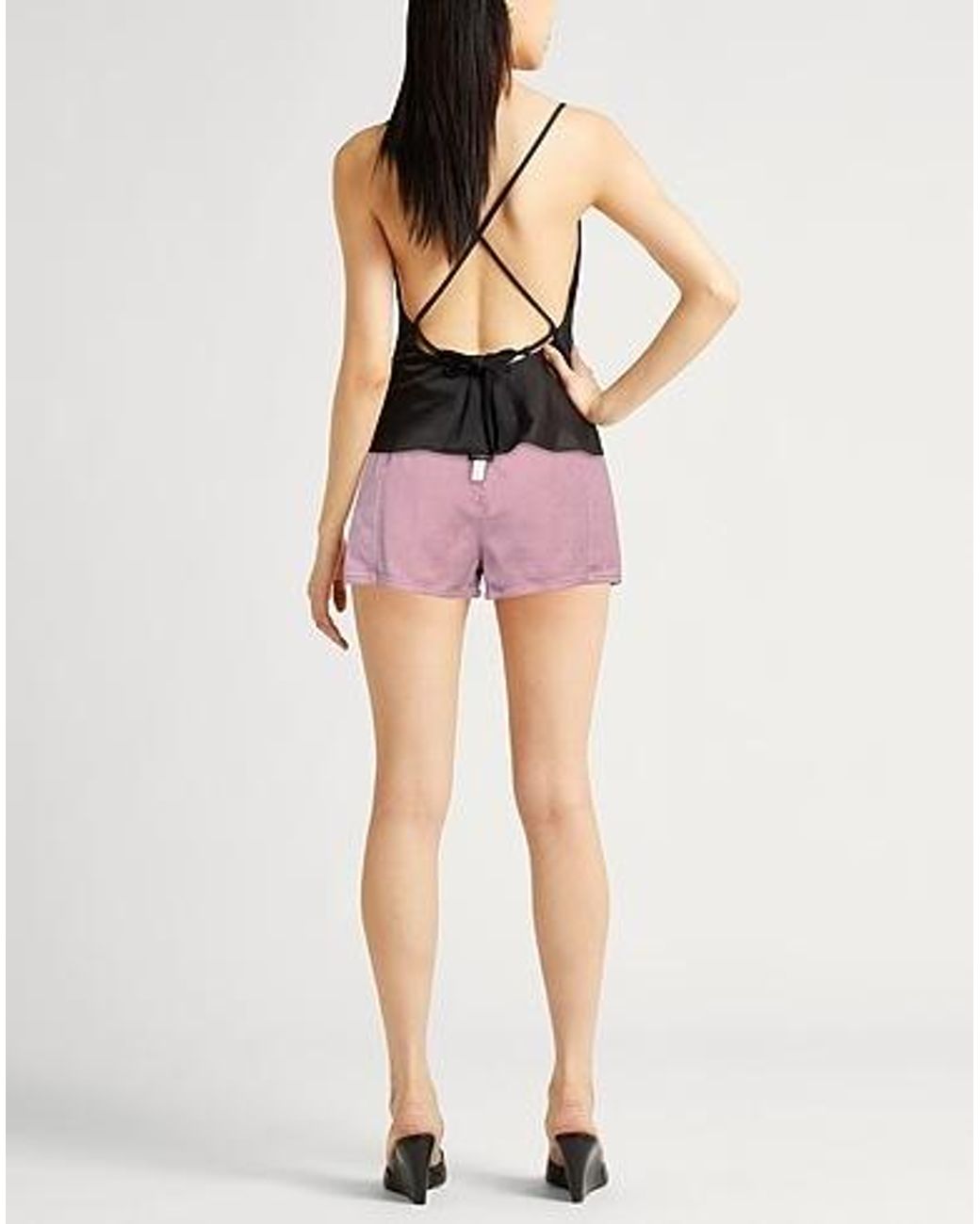 Max Mara Pink Colorful Denim Hot Pants
