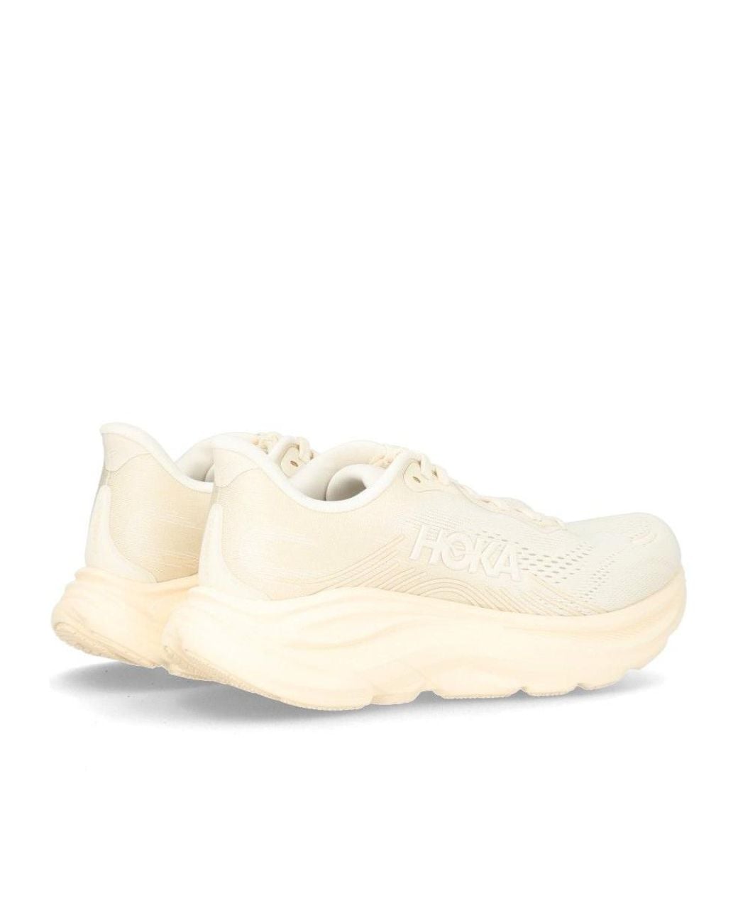 Hoka One One Natural Clifton 11 Lace-Up Sneakers