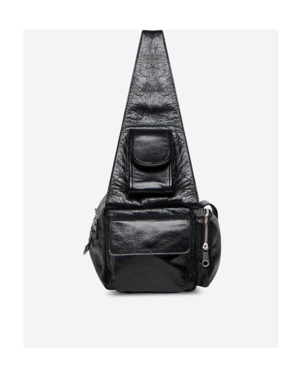 Balenciaga Black Superbusy Small Sling Bag for men