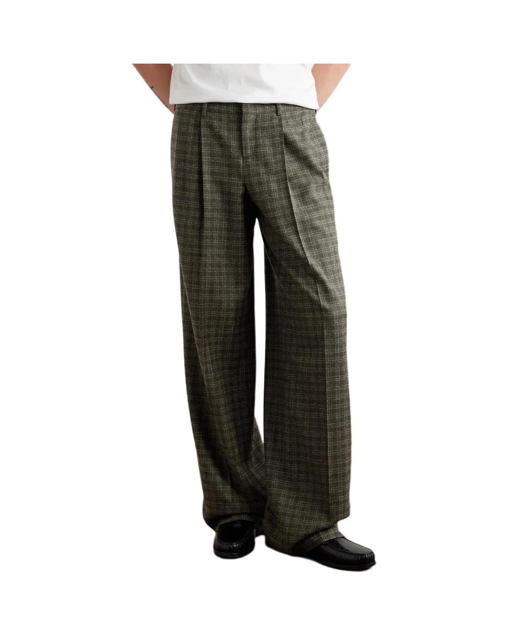 Céline Green Casual Pants With Belt Loops for men