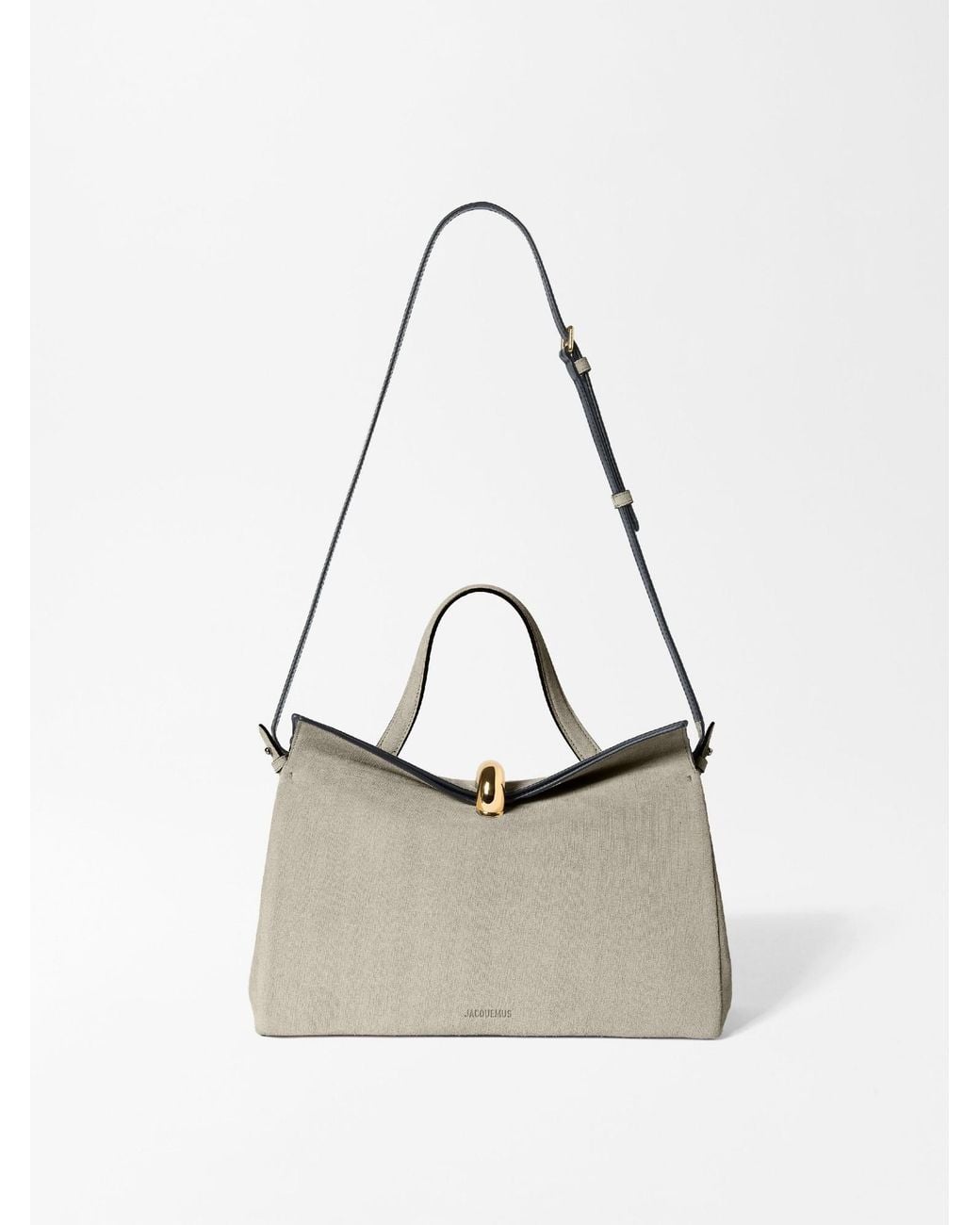 Jacquemus Natural Valérie Top Handle Bag