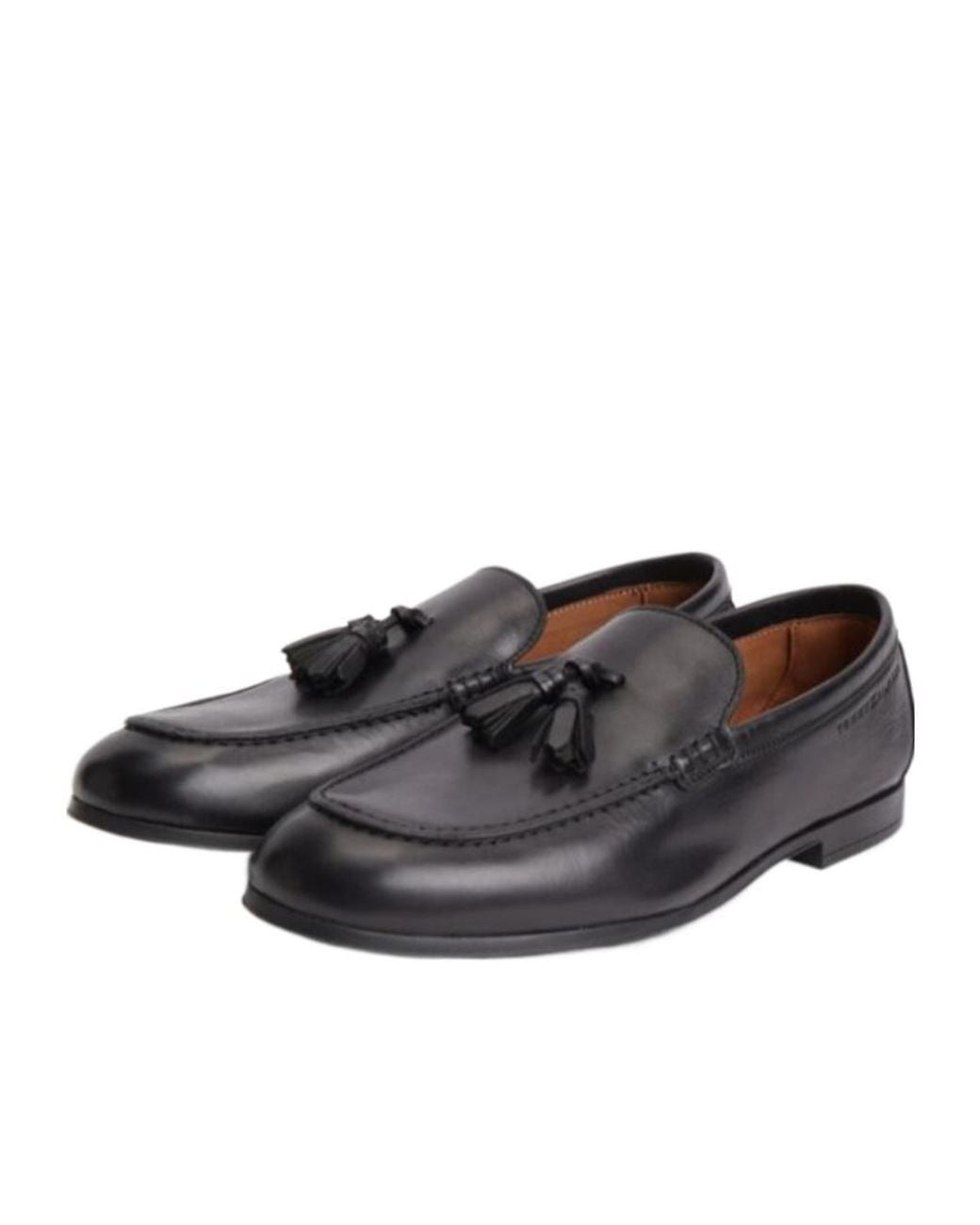 Tommy Hilfiger Black Tassel Loafers for men
