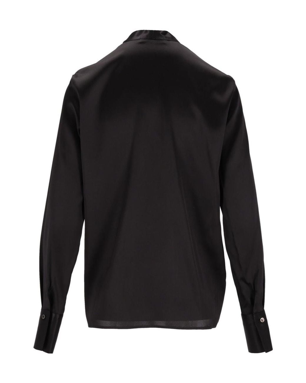 Al Duca D'aosta Black Long-Sleeve V-Neck Top